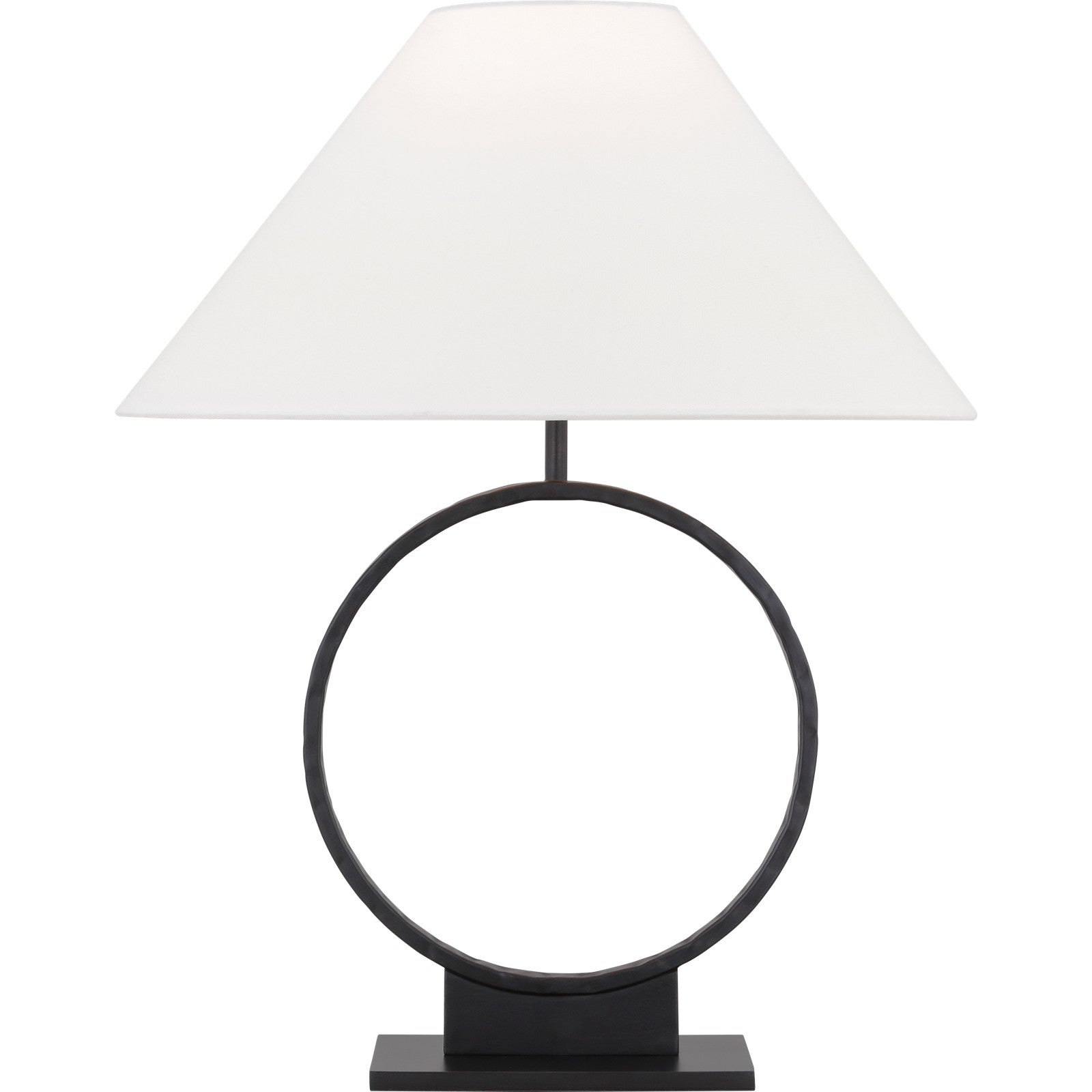 Orion Medium Table Lamp Aged Iron Bulbs Inc - Visual Comfort Table Lamps