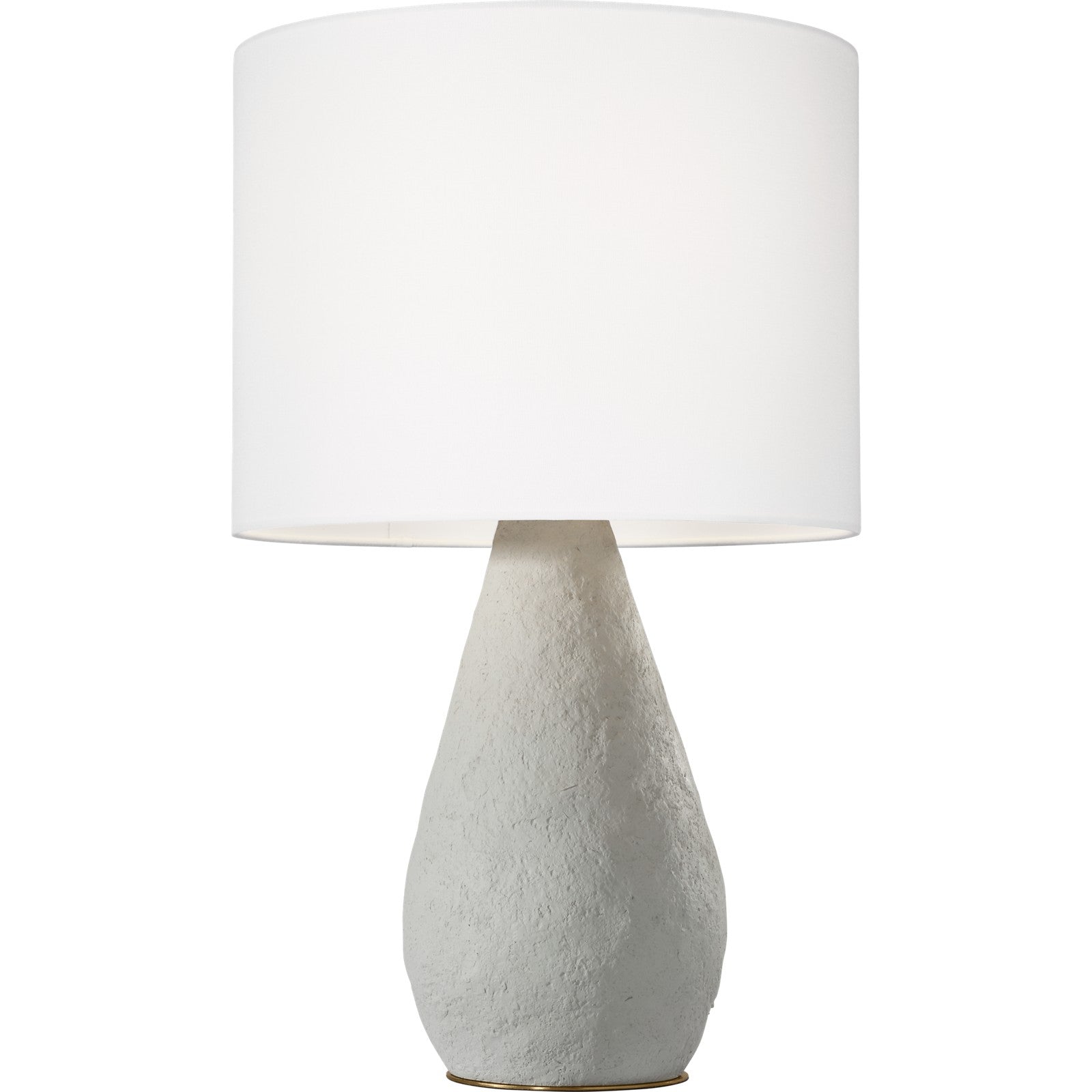 Breccia Medium Table Lamp Black Wash - Visual Comfort Table Lamps