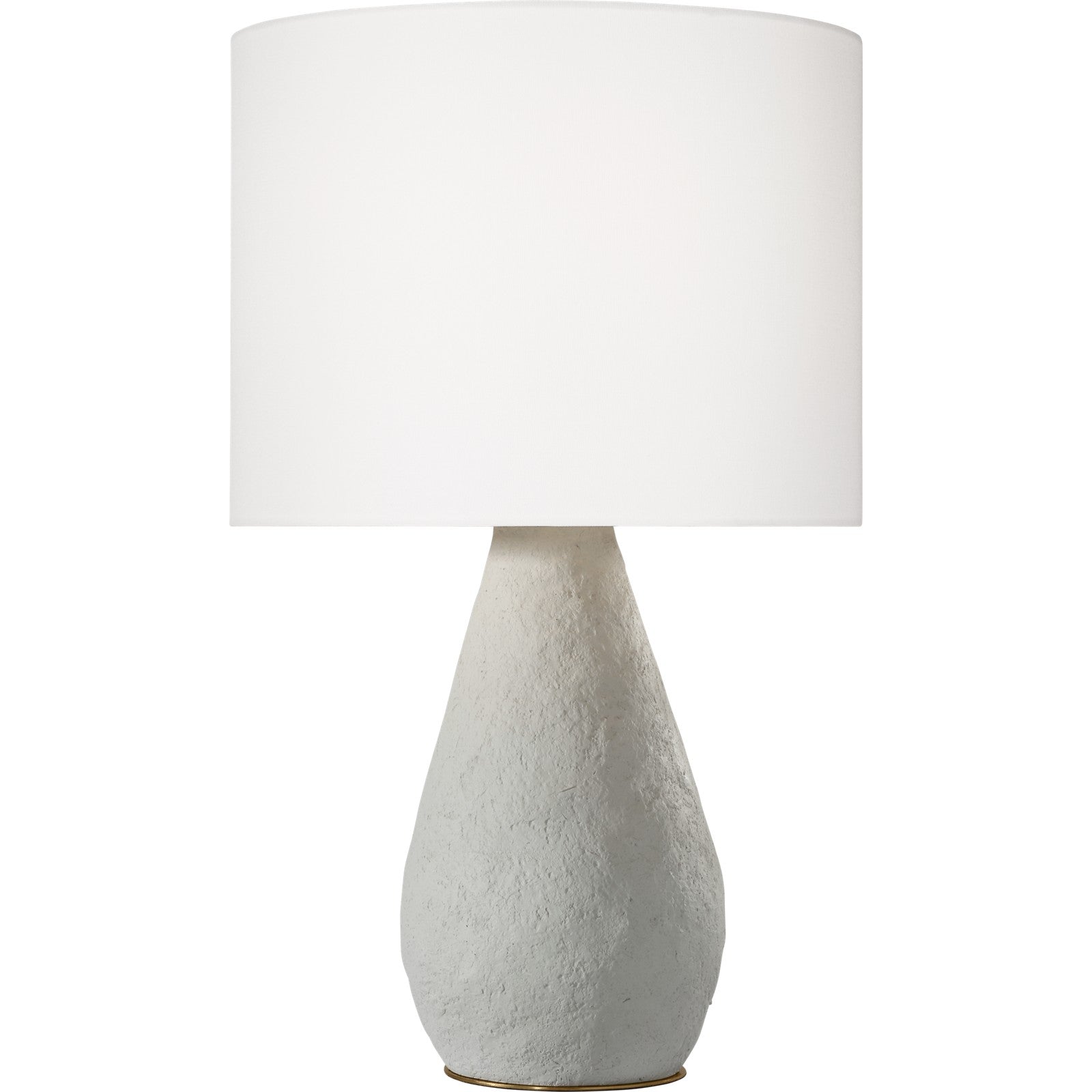 Breccia Medium Table Lamp Black Wash - Visual Comfort Table Lamps