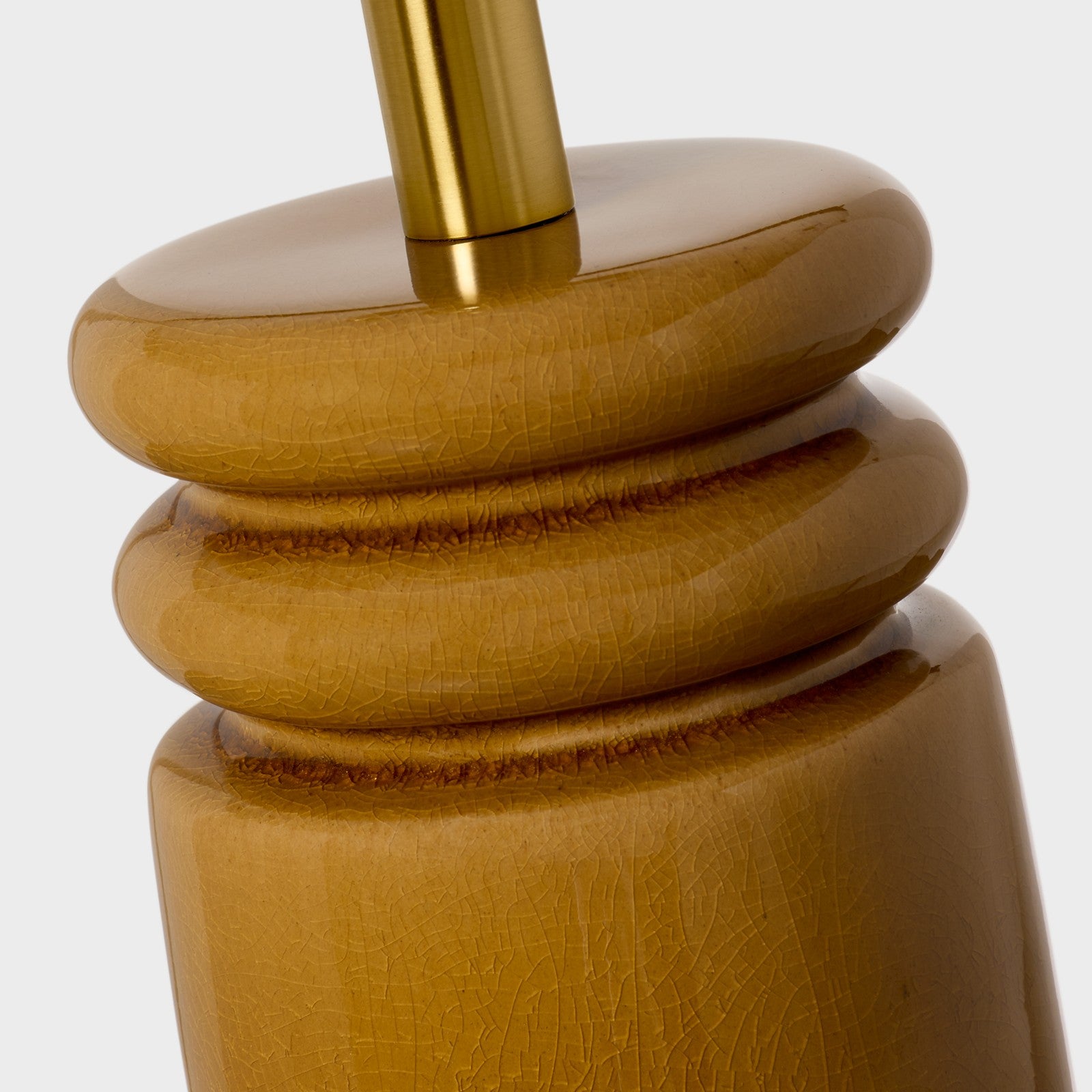 Feikudo Medium Table Lamp Cracked Honey - Visual Comfort Table Lamps