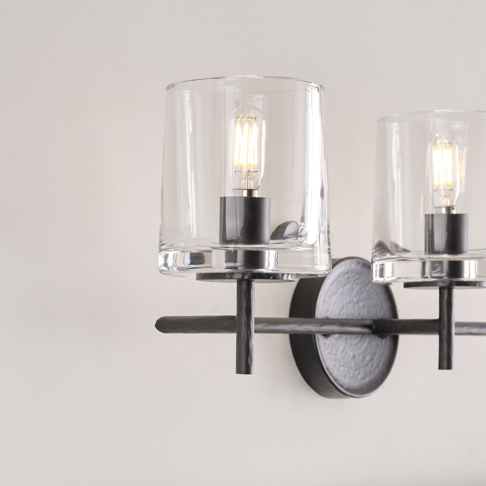 Marietta 3 - Light Vanity Aged Iron - Visual Comfort Wall Lights