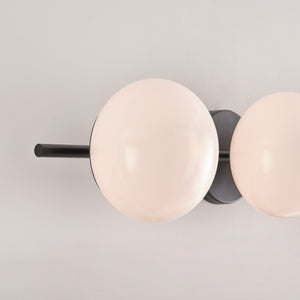 Lune 3 - Light Vanity Aged Iron - Visual Comfort Wall Lights