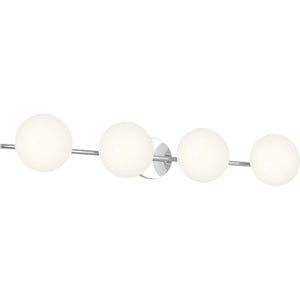 Lune 4 - Light Vanity Aged Iron - Visual Comfort Wall Lights