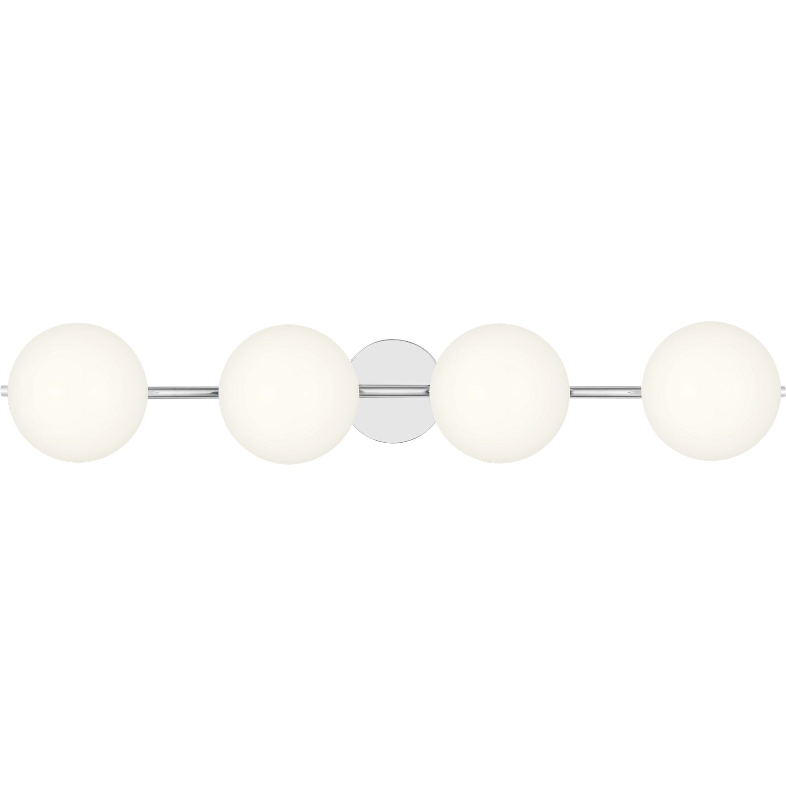 Lune 4 - Light Vanity Aged Iron - Visual Comfort Wall Lights