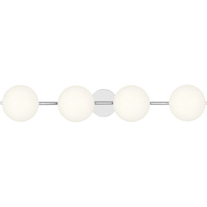 Lune 4 - Light Vanity Aged Iron - Visual Comfort Wall Lights