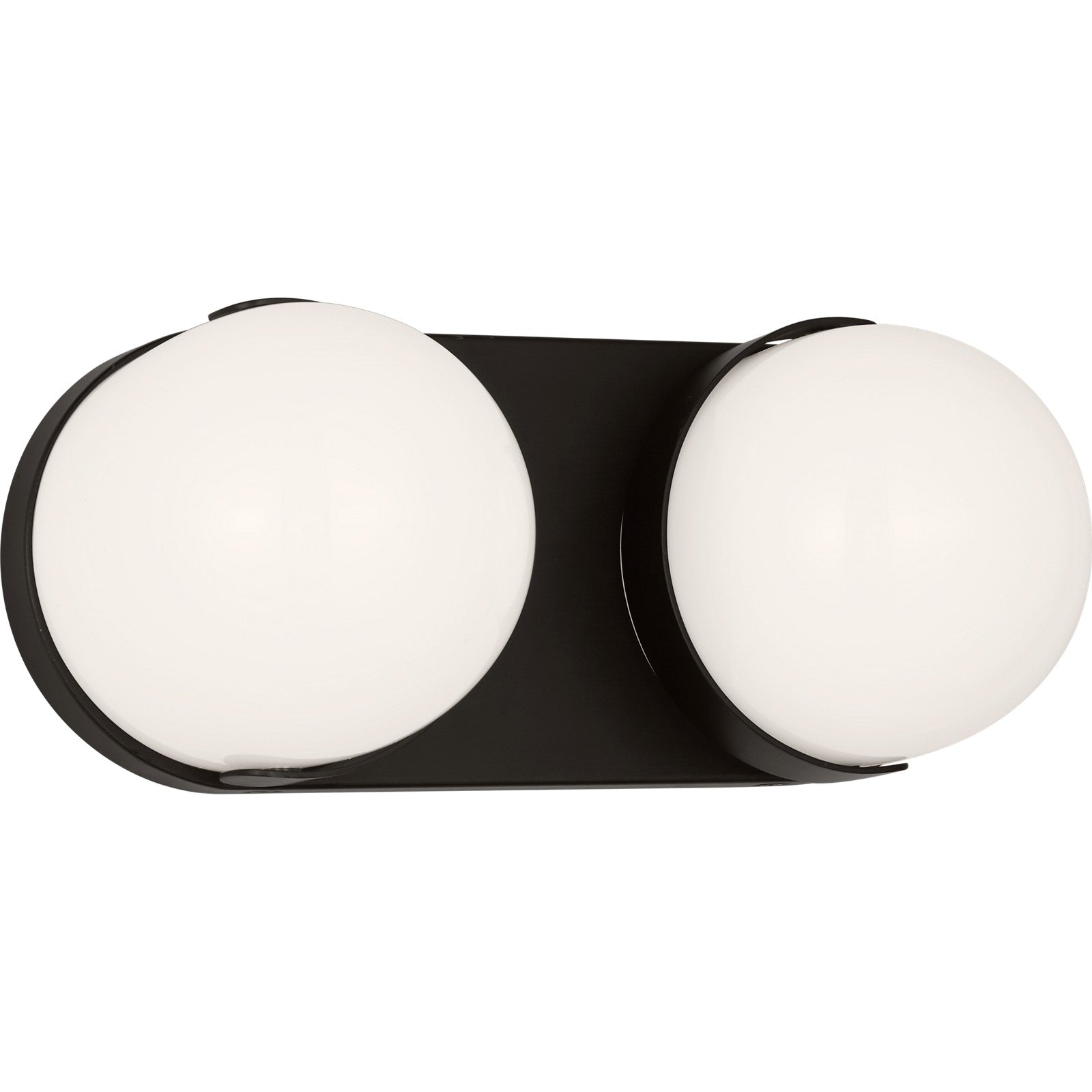 Syrie Medium Vanity Aged Iron Bulbs Inc - Visual Comfort Wall Lights