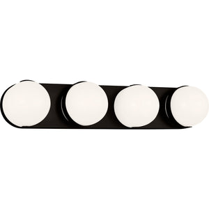 Syrie Large Vanity Aged Iron Bulbs Inc - Visual Comfort Wall Lights