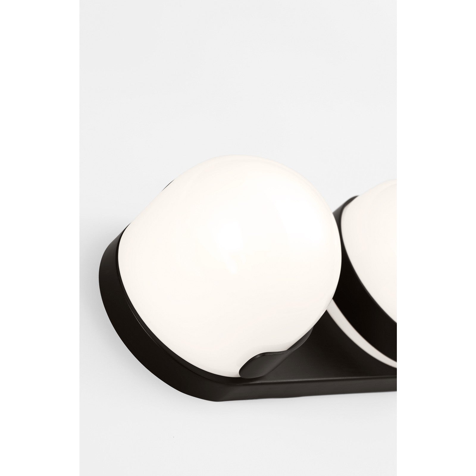 Syrie Large Vanity Aged Iron Bulbs Inc - Visual Comfort Wall Lights