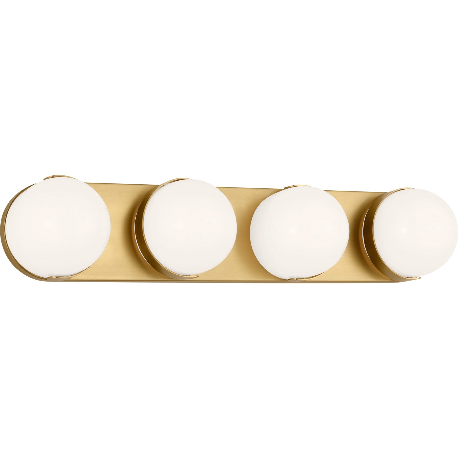 Syrie Large Vanity Aged Iron Bulbs Inc - Visual Comfort Wall Lights