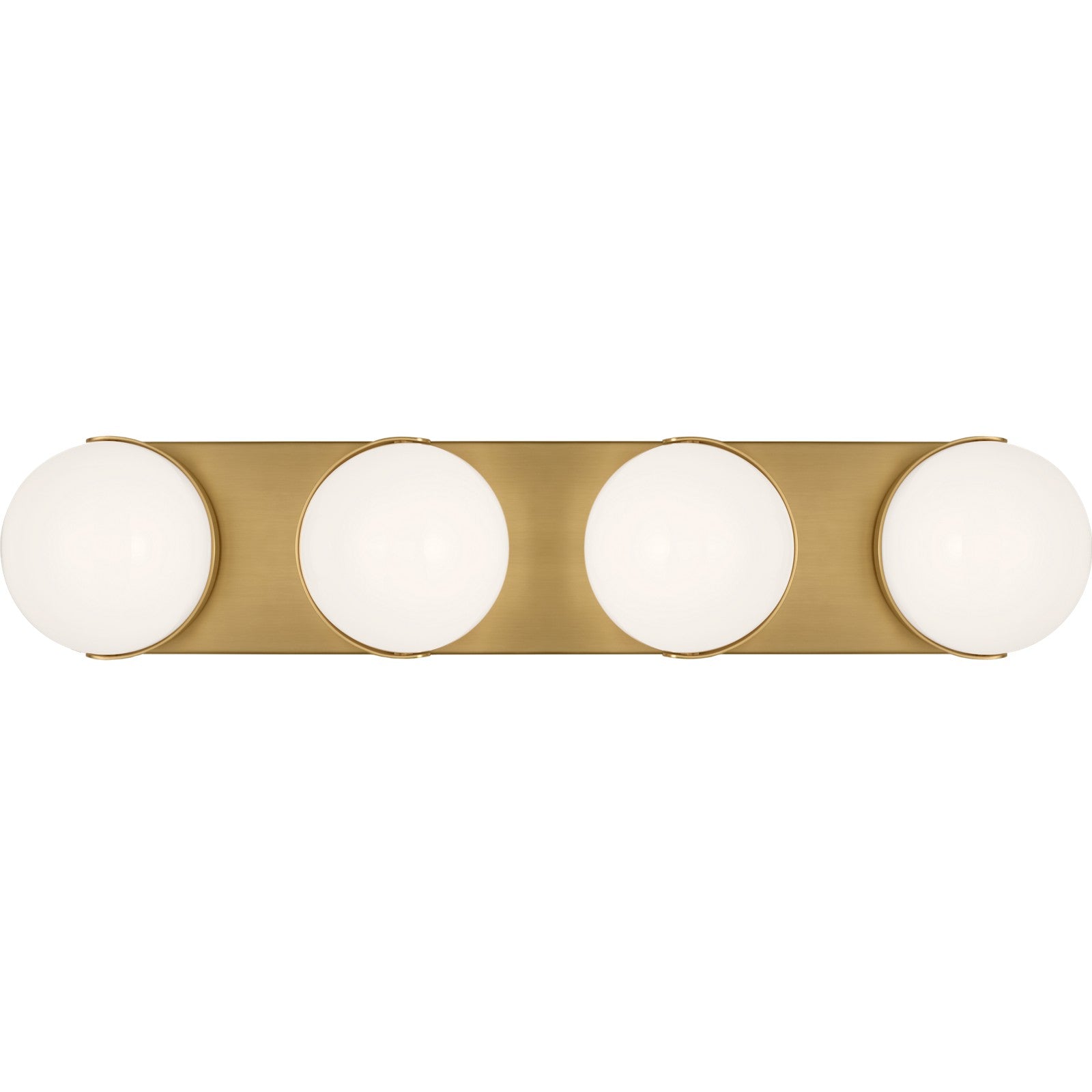 Syrie Large Vanity Aged Iron Bulbs Inc - Visual Comfort Wall Lights