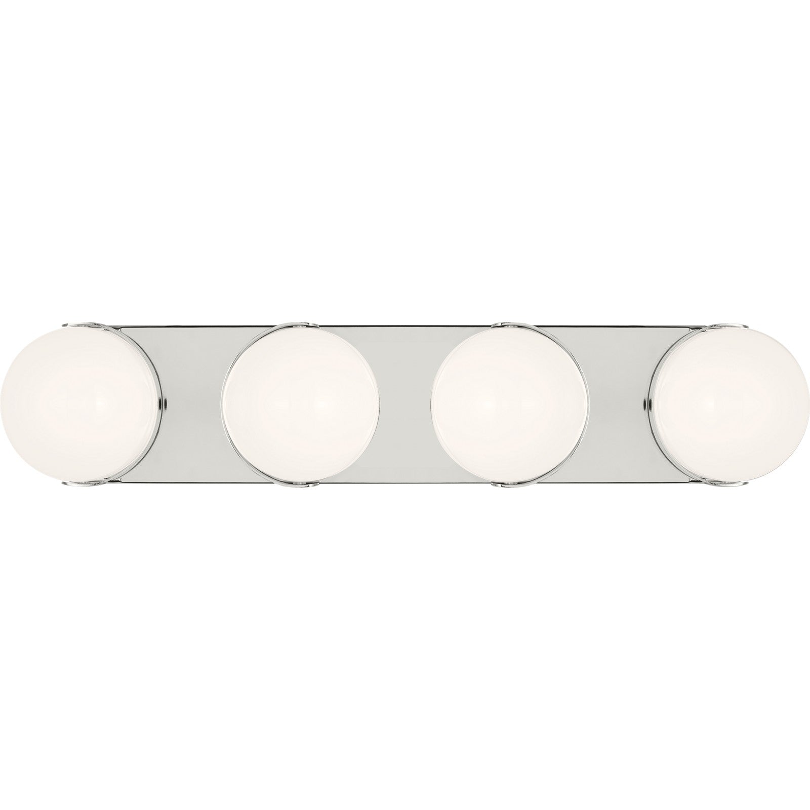 Syrie Large Vanity Aged Iron Bulbs Inc - Visual Comfort Wall Lights