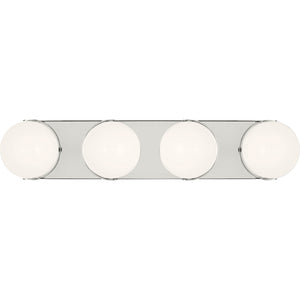 Syrie Large Vanity Aged Iron Bulbs Inc - Visual Comfort Wall Lights