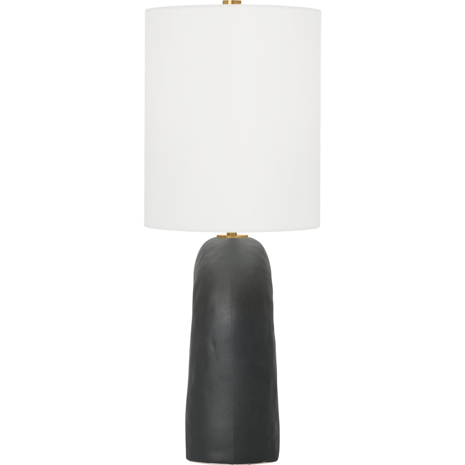 Aura Small Table Lamp Matte White Ceramic - Visual Comfort Table Lamps