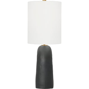 Aura Small Table Lamp Matte White Ceramic - Visual Comfort Table Lamps