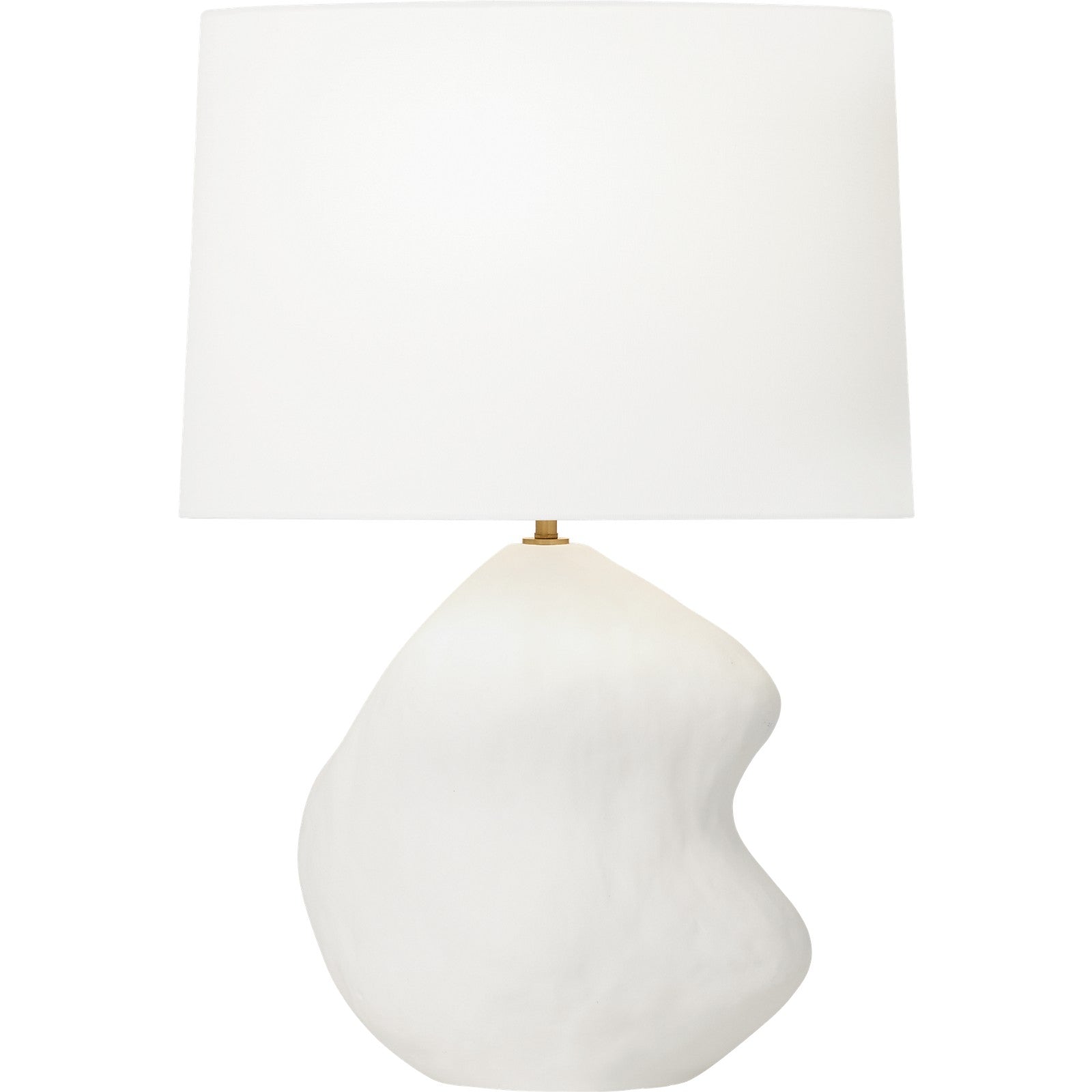 Broxton Medium Table Lamp Matte White Ceramic - Visual Comfort Table Lamps
