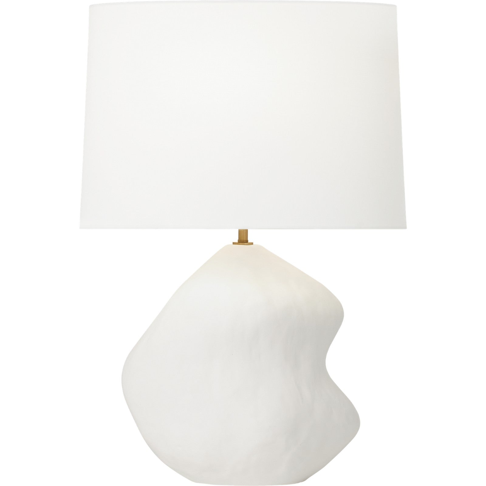 Broxton Medium Table Lamp Matte White Ceramic - Visual Comfort Table Lamps