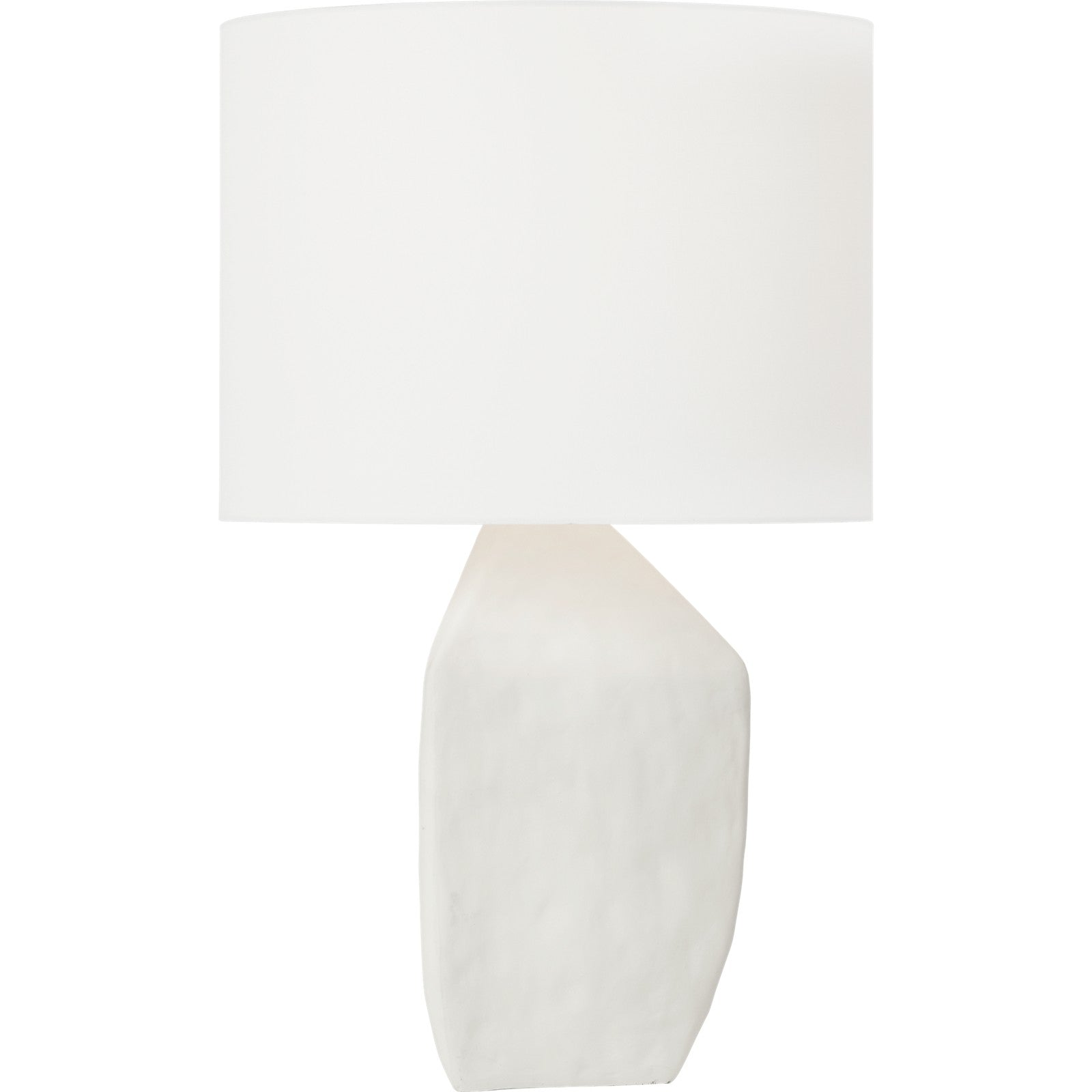 Sybert Medium Table Lamp Matte White Ceramic Bulbs Inc - Visual Comfort Table Lamps
