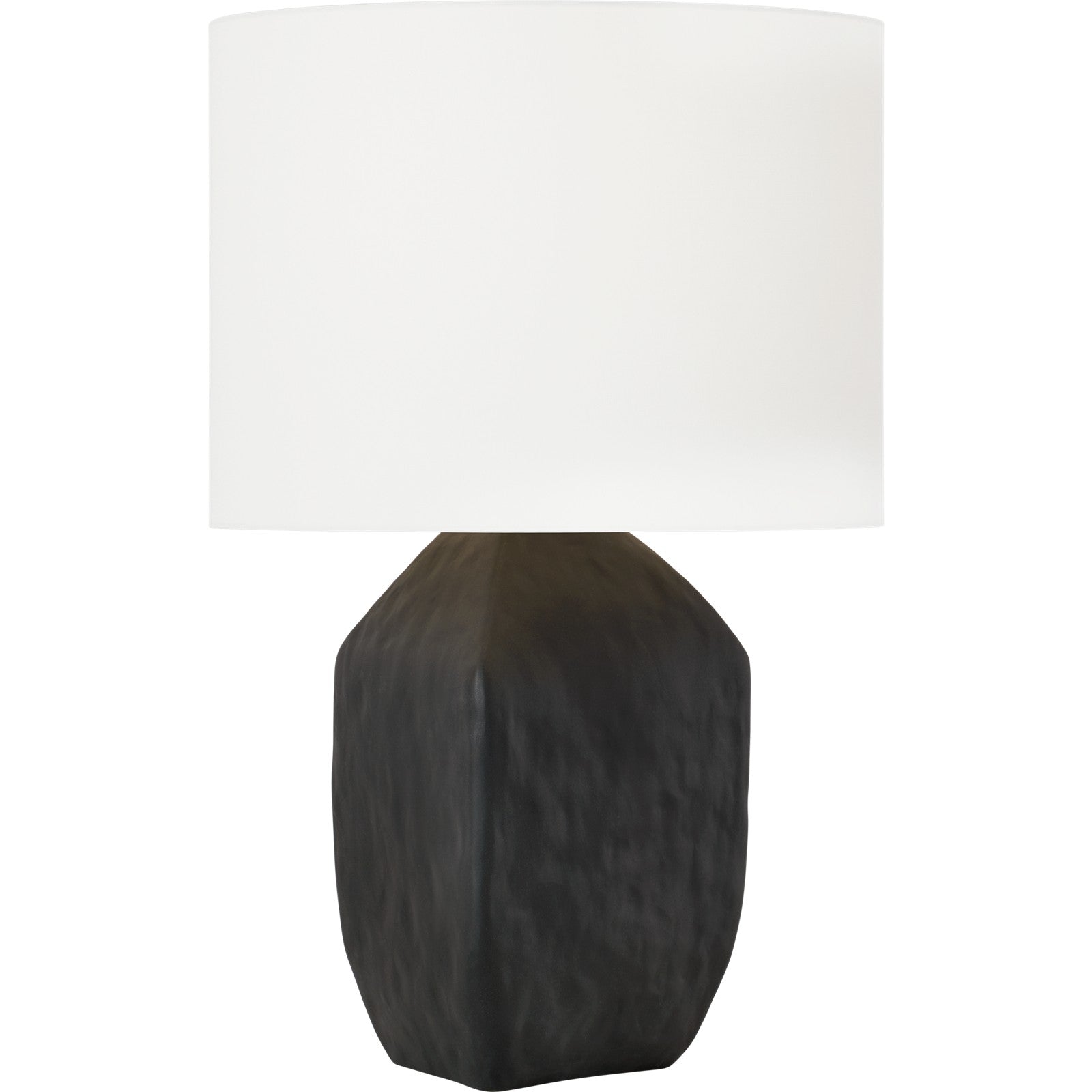 Sybert Medium Table Lamp Matte White Ceramic Bulbs Inc - Visual Comfort Table Lamps