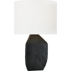 Sybert Medium Table Lamp Matte White Ceramic Bulbs Inc - Visual Comfort Table Lamps