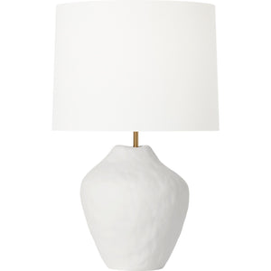 Cadley Medium Table Lamp Matte White Ceramic - Visual Comfort Table Lamps
