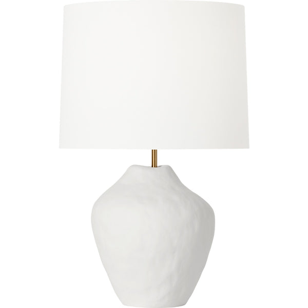 Cadley Medium Table Lamp Matte White Ceramic - Visual Comfort Table Lamps