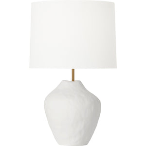 Cadley Medium Table Lamp Matte White Ceramic - Visual Comfort Table Lamps