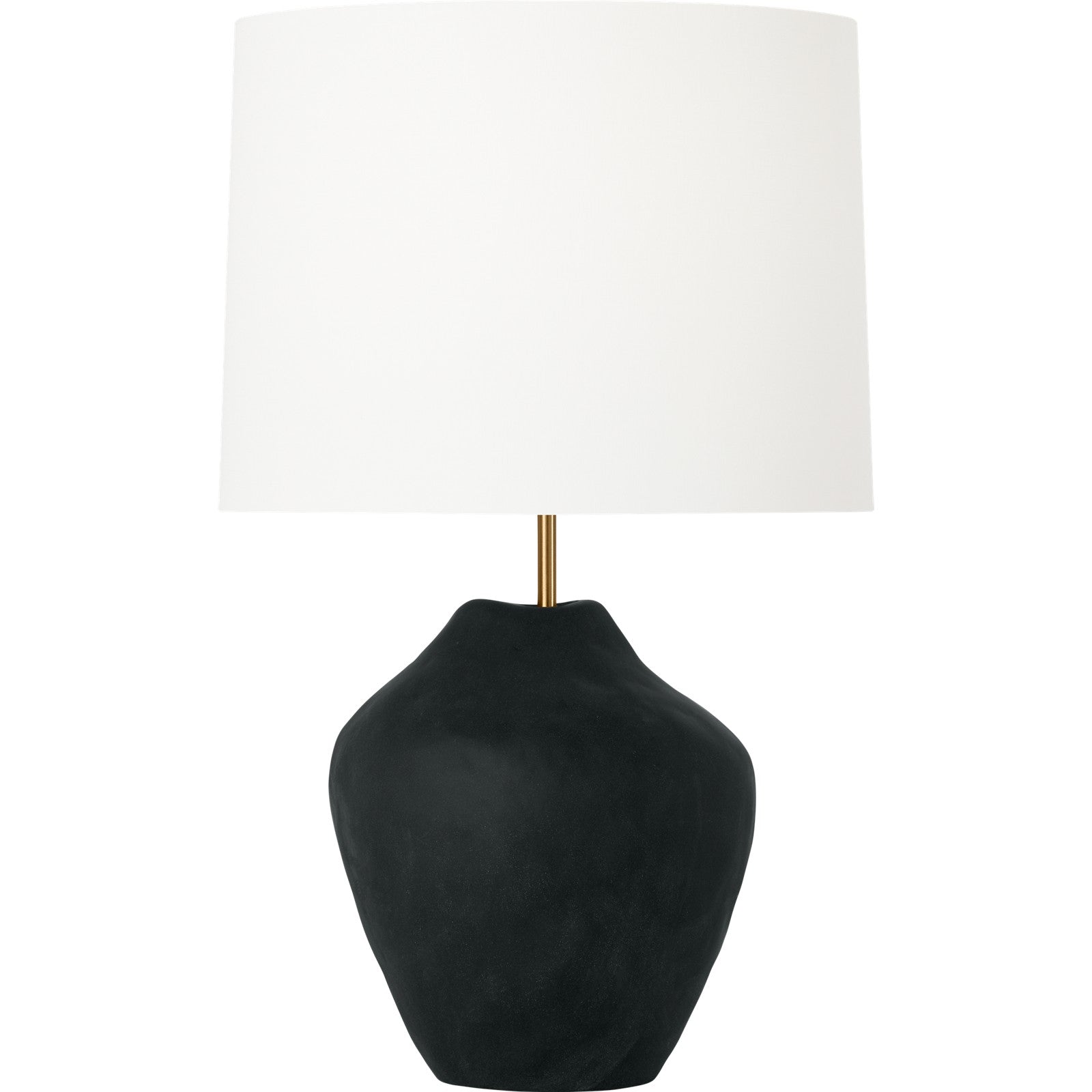 Cadley Medium Table Lamp Matte White Ceramic - Visual Comfort Table Lamps