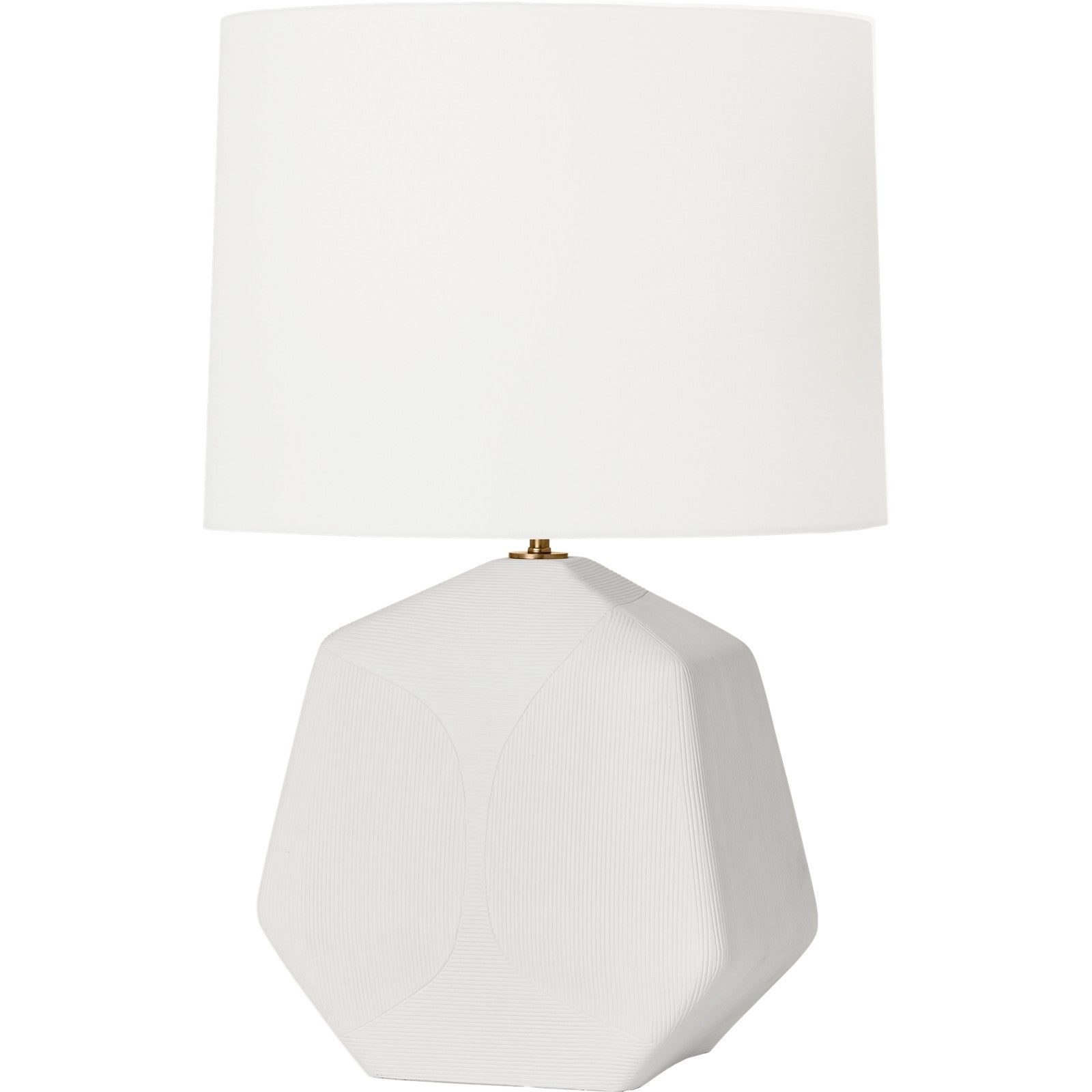 Tallulah Medium Table Lamp Matte White Ceramic - Visual Comfort Table Lamps