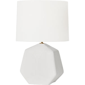 Tallulah Medium Table Lamp Matte White Ceramic - Visual Comfort Table Lamps