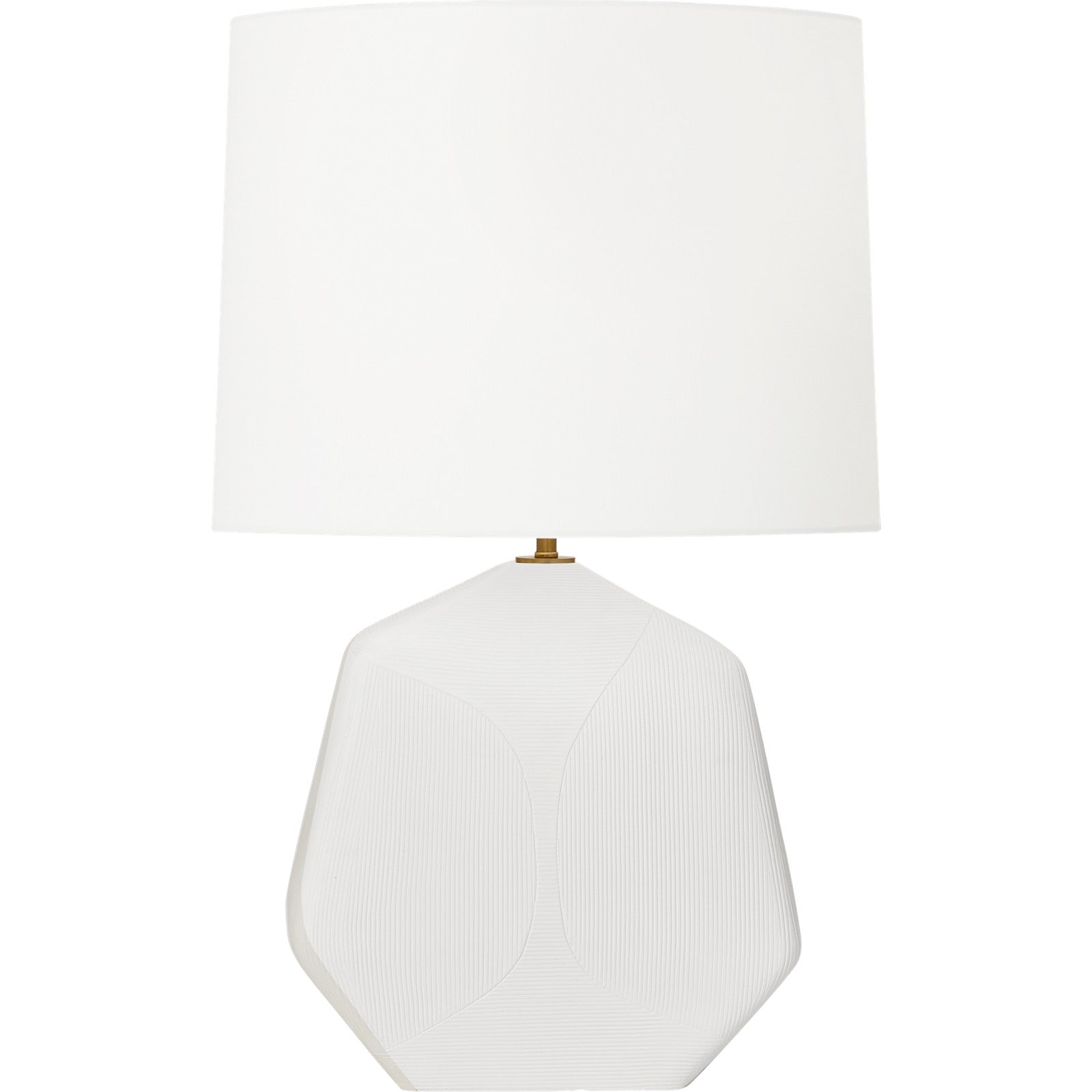 Tallulah Medium Table Lamp Matte White Ceramic - Visual Comfort Table Lamps