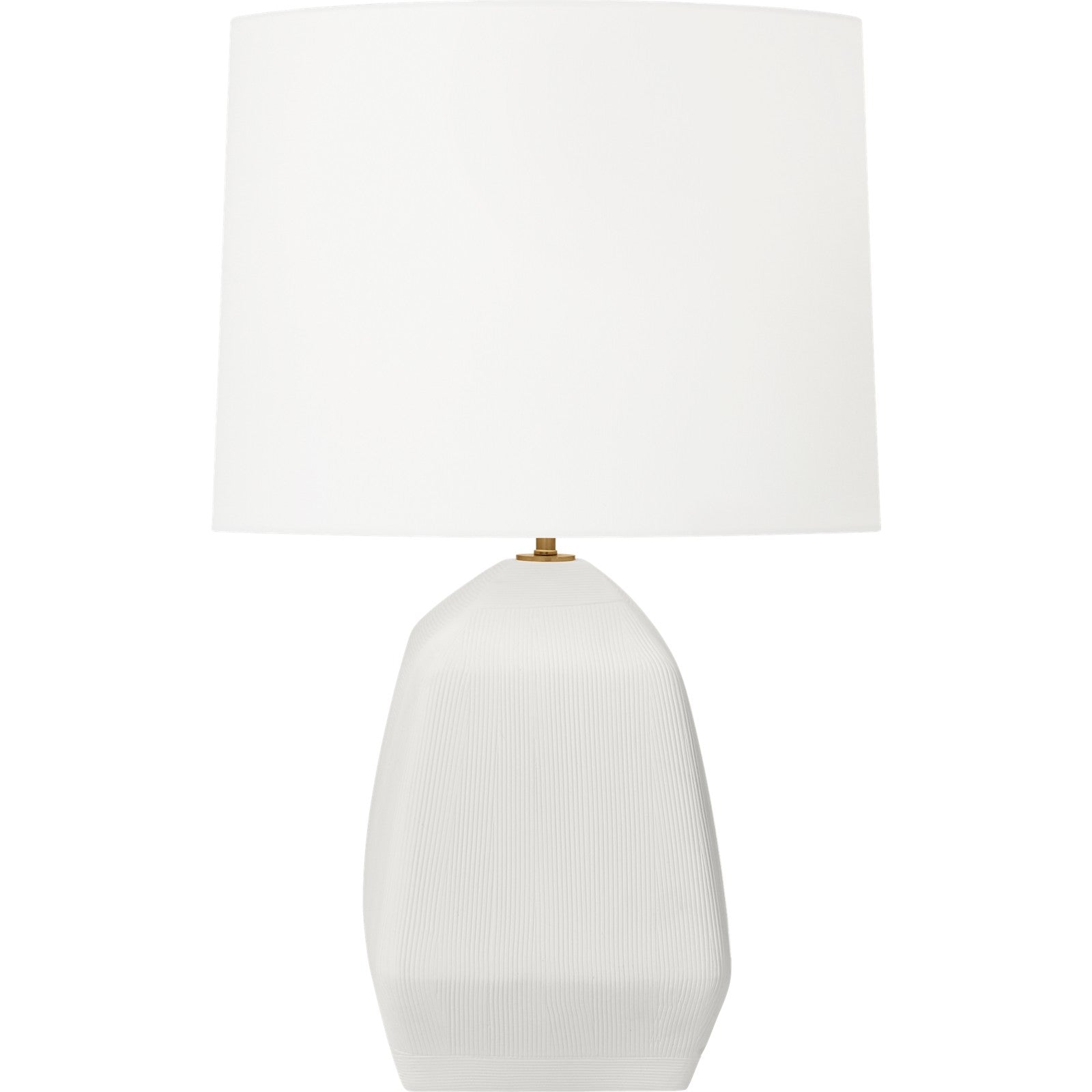 Tallulah Medium Table Lamp Matte White Ceramic - Visual Comfort Table Lamps
