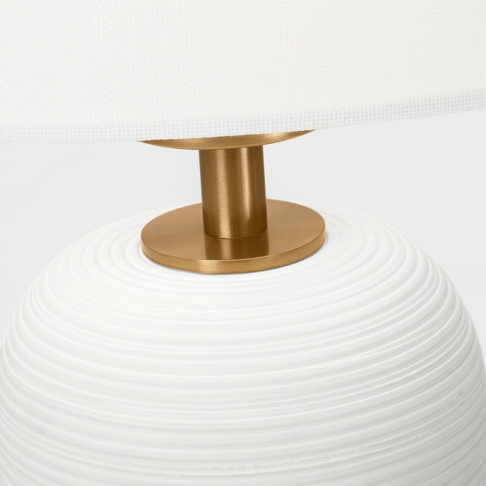Fanny Small Table Lamp Matte White Ceramic - Visual Comfort Table Lamps