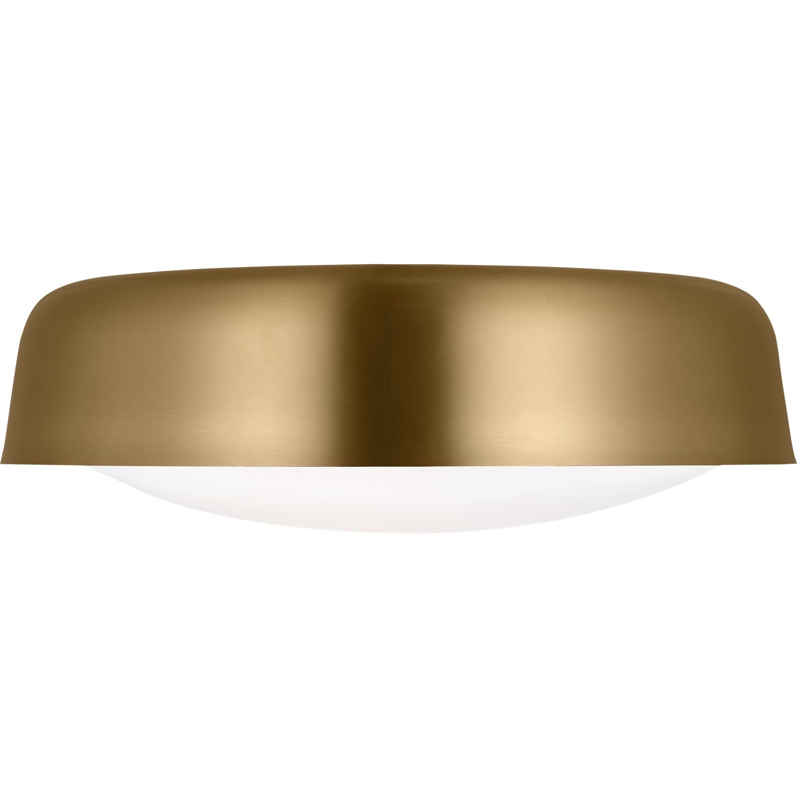 Draper Large Flush Mount Burnished Brass - Visual Comfort Ceiling Lights