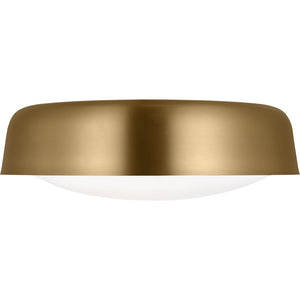 Draper Large Flush Mount Burnished Brass - Visual Comfort Ceiling Lights
