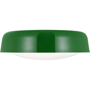 Draper Large Flush Mount Burnished Brass - Visual Comfort Ceiling Lights