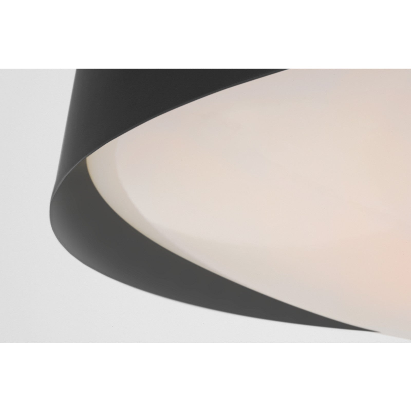 Draper Large Flush Mount Burnished Brass - Visual Comfort Ceiling Lights
