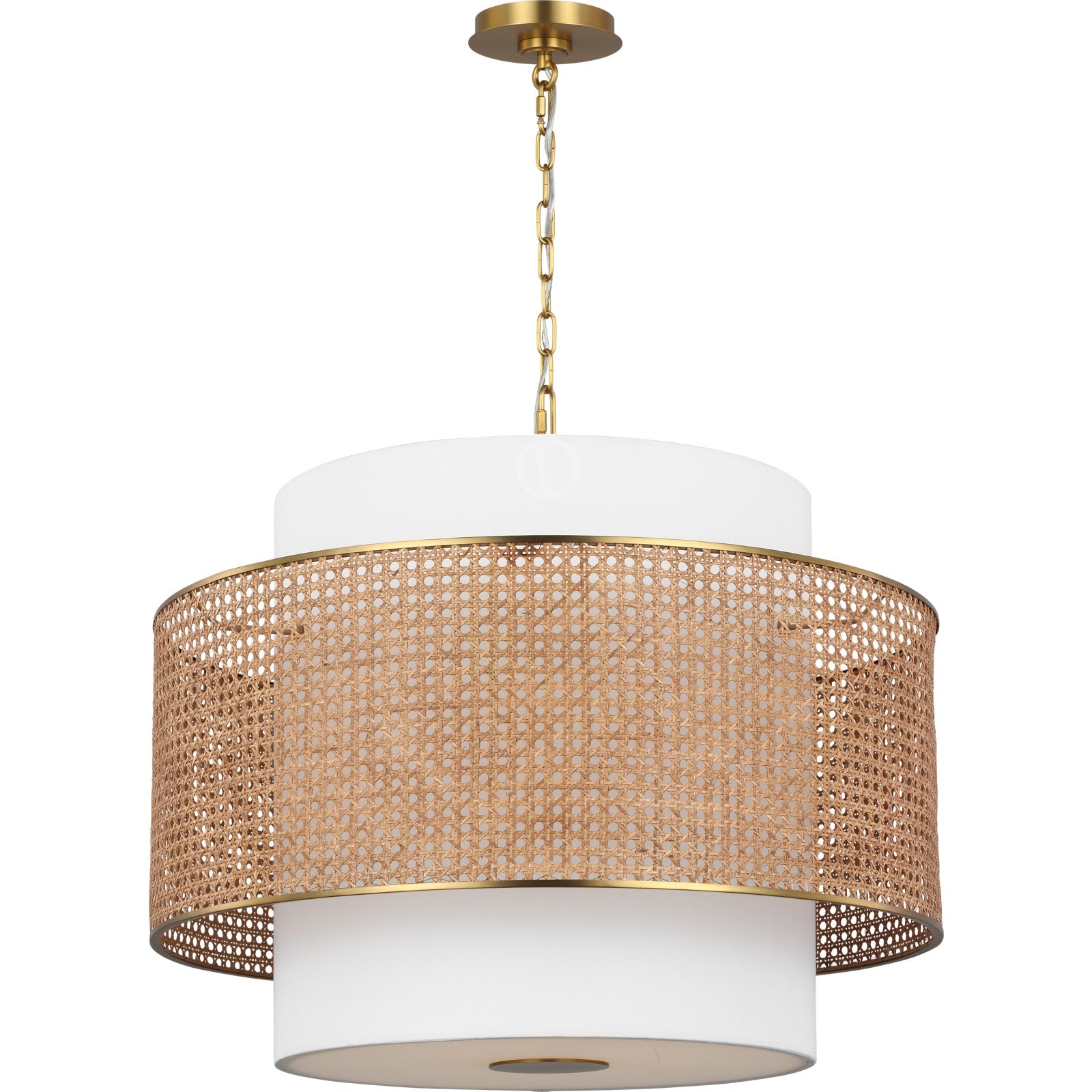 Sawyer Pendant Polished Nickel - Visual Comfort Ceiling Lights