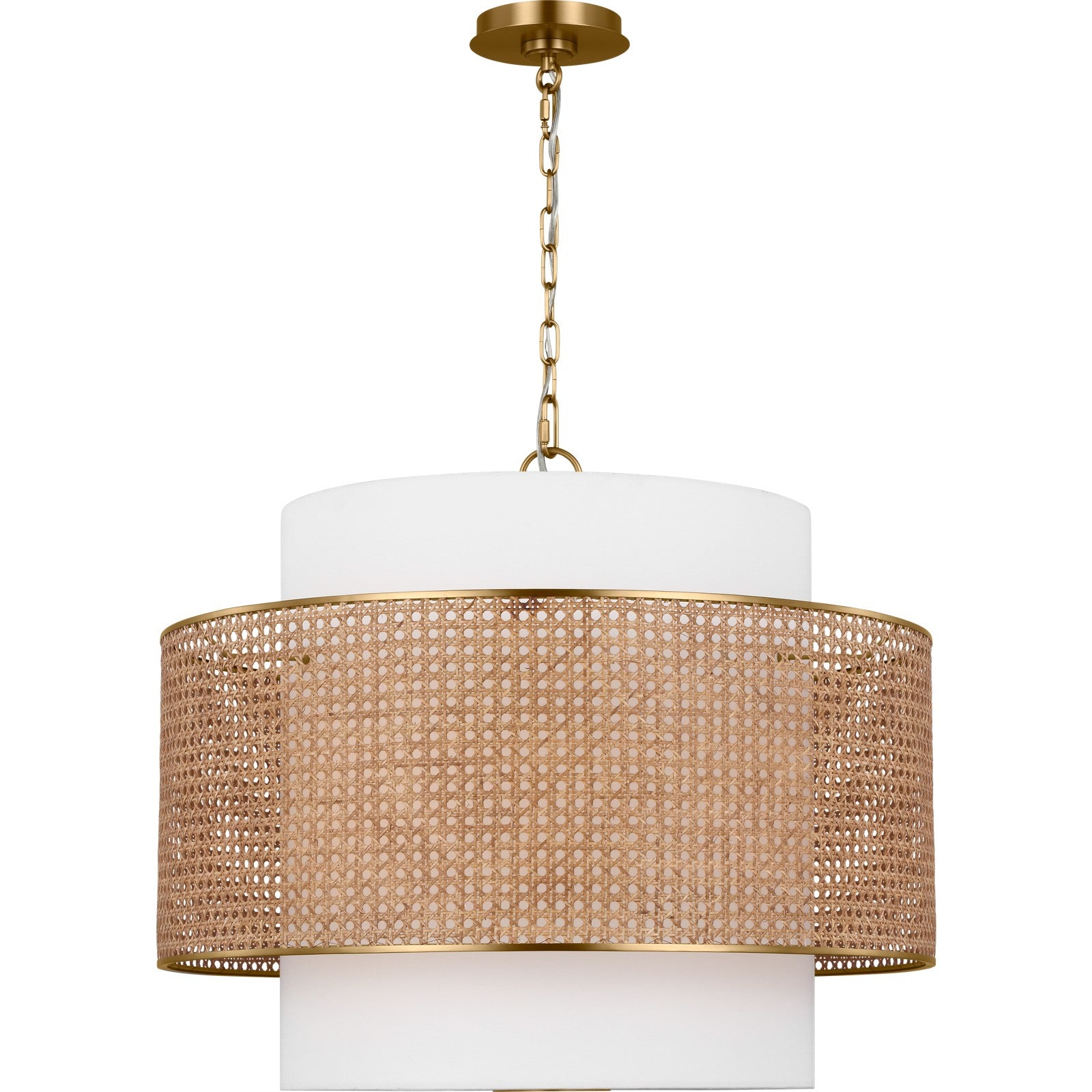 Sawyer Pendant Polished Nickel - Visual Comfort Ceiling Lights