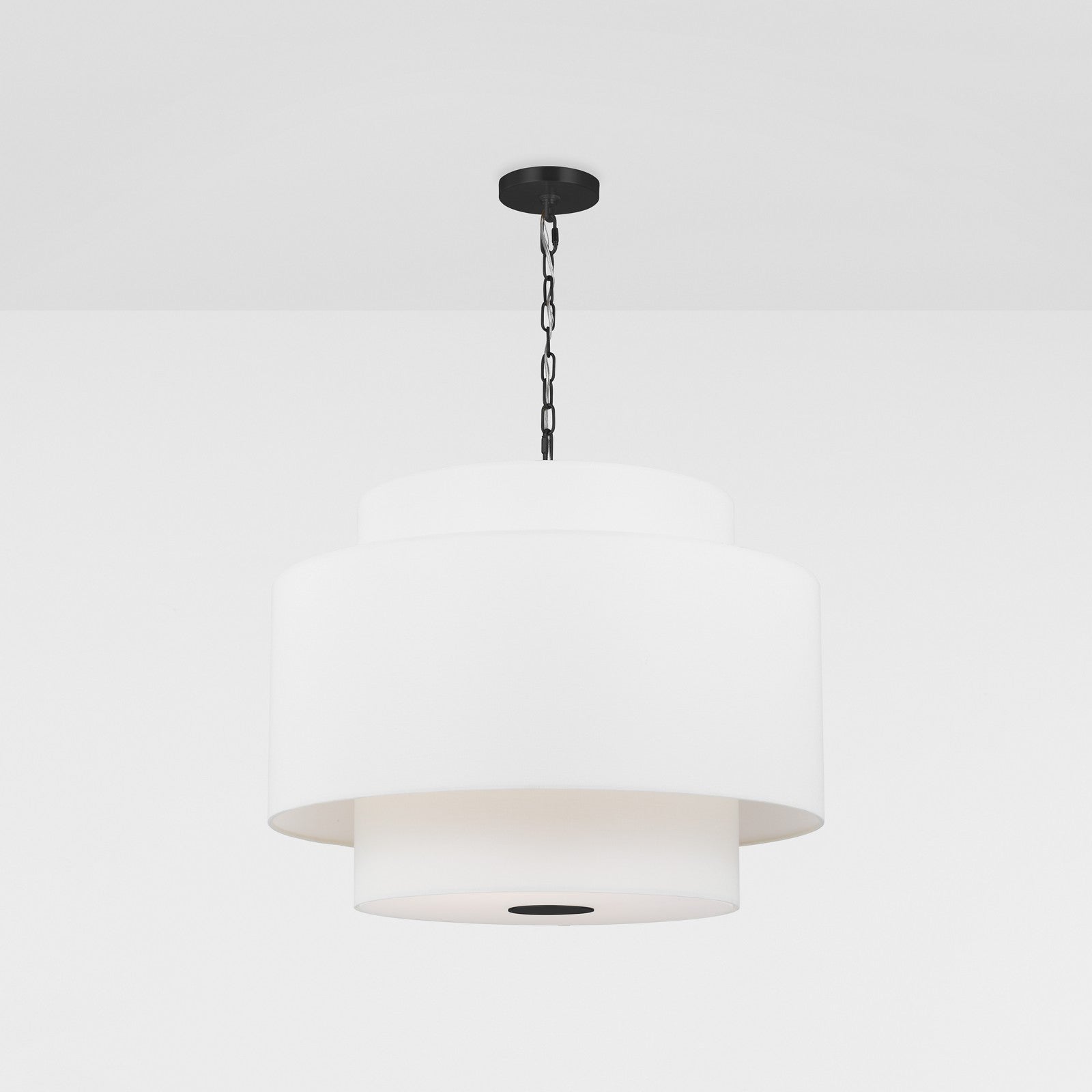 Sawyer Pendant Polished Nickel - Visual Comfort Ceiling Lights