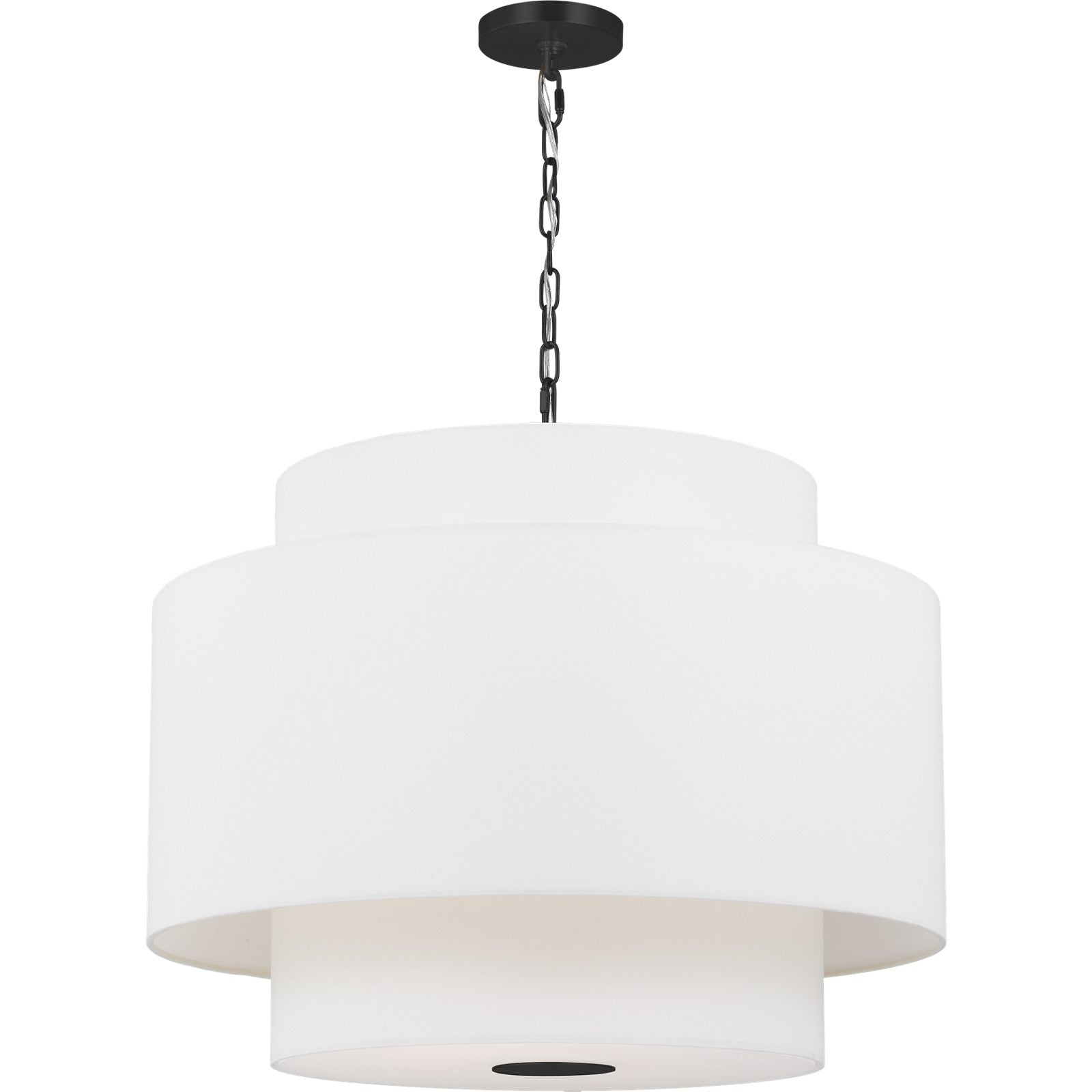 Sawyer Pendant Polished Nickel - Visual Comfort Ceiling Lights