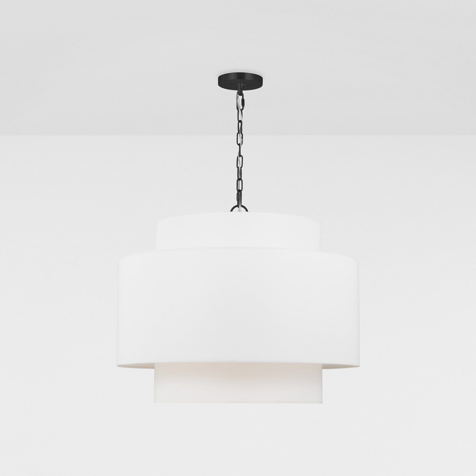 Sawyer Pendant Polished Nickel - Visual Comfort Ceiling Lights
