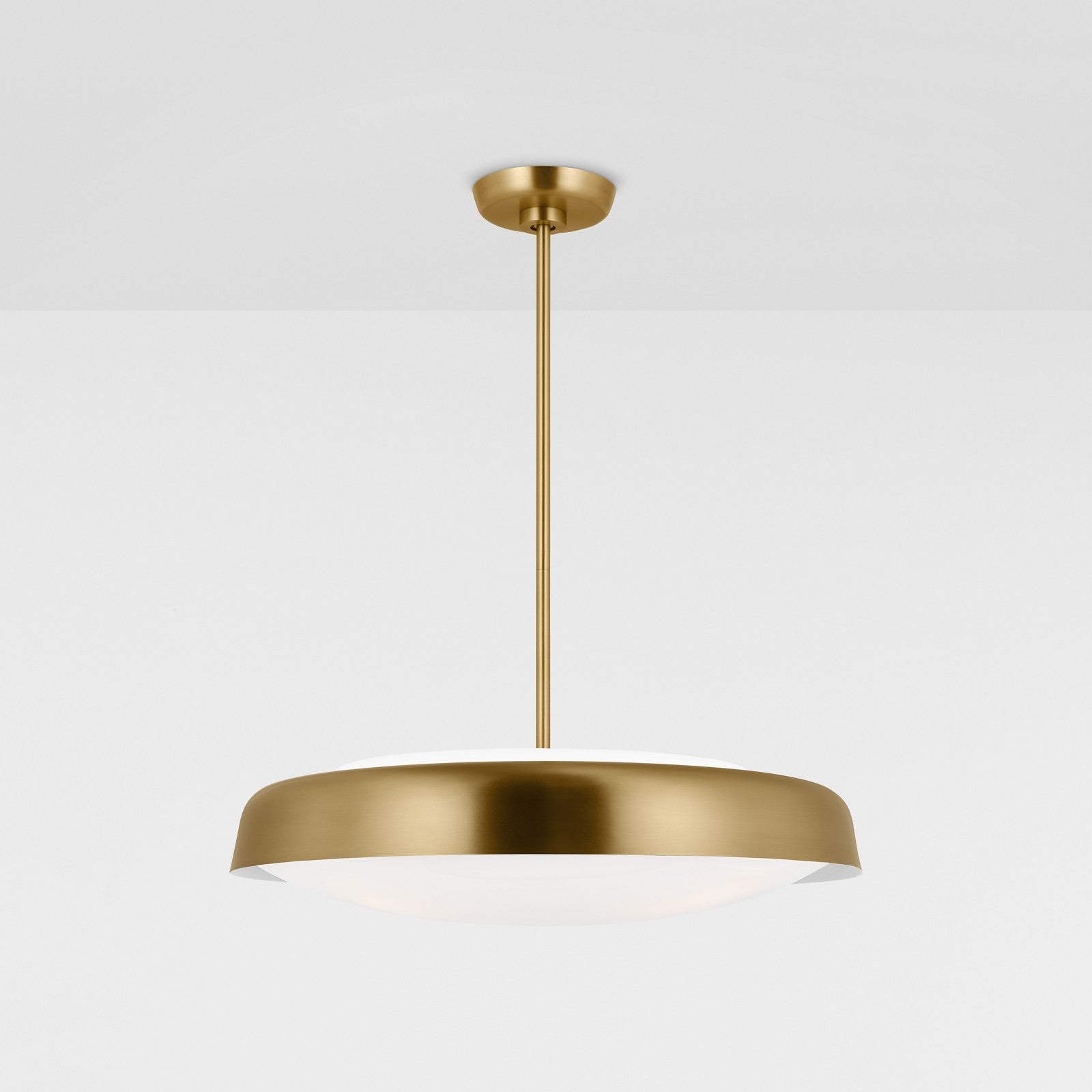 Draper Extra Large Pendant in Burnished Brass - Visual Comfort Ceiling Lights