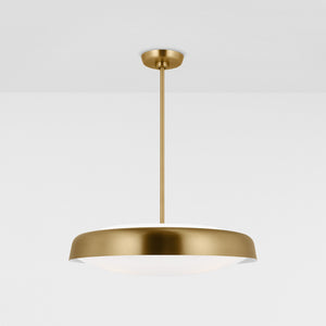 Draper Extra Large Pendant in Burnished Brass - Visual Comfort Ceiling Lights