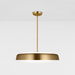 Draper Extra Large Pendant in Burnished Brass - Visual Comfort Ceiling Lights