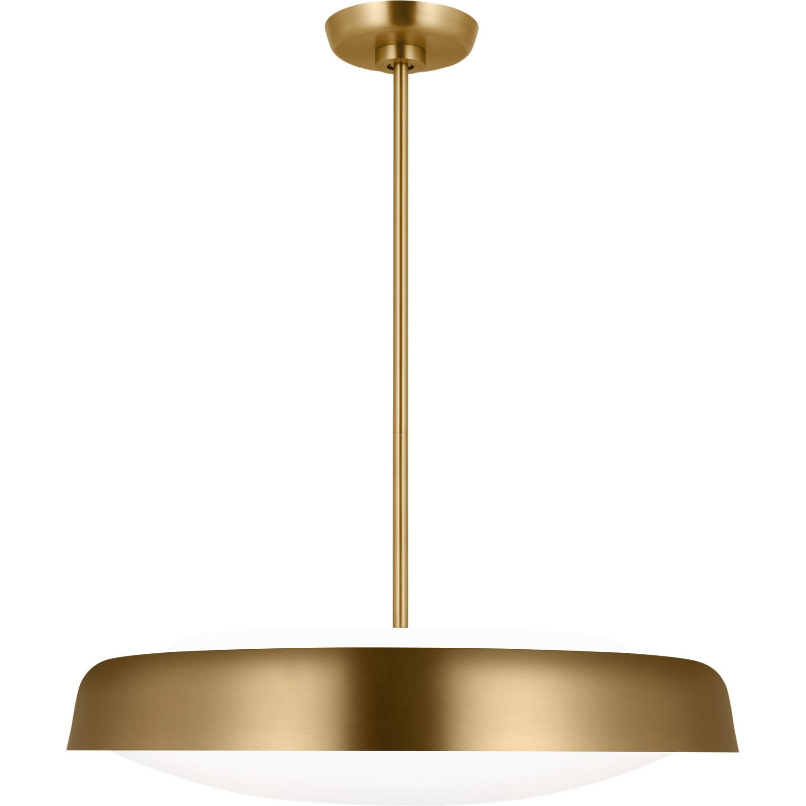 Draper Extra Large Pendant in Burnished Brass - Visual Comfort Ceiling Lights