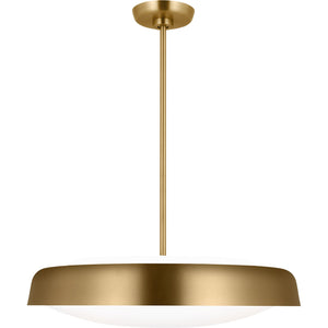Draper Extra Large Pendant in Burnished Brass - Visual Comfort Ceiling Lights