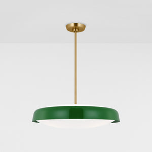 Draper Extra Large Pendant in Burnished Brass - Visual Comfort Ceiling Lights