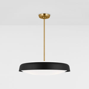 Draper Extra Large Pendant in Burnished Brass - Visual Comfort Ceiling Lights