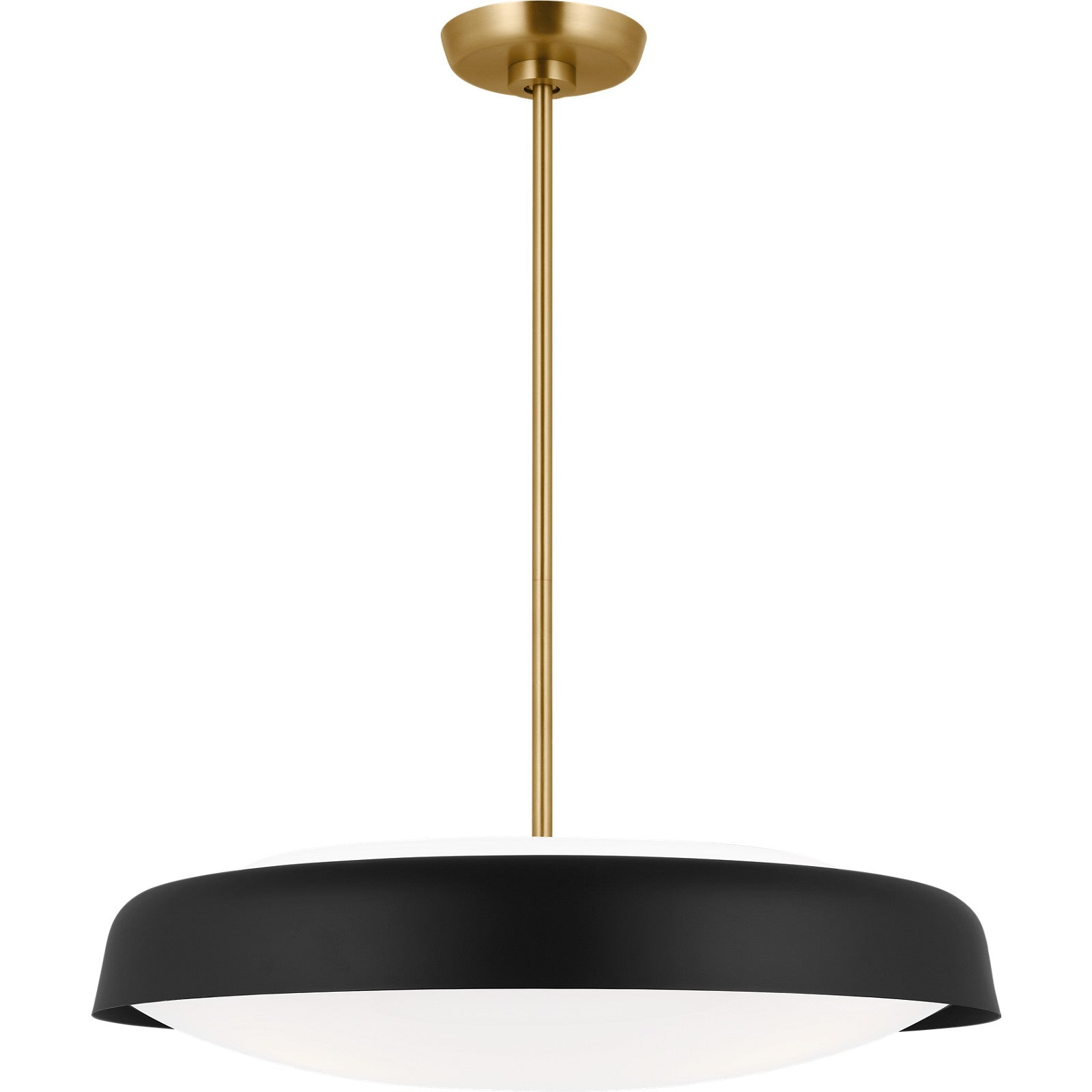 Draper Extra Large Pendant in Burnished Brass - Visual Comfort Ceiling Lights