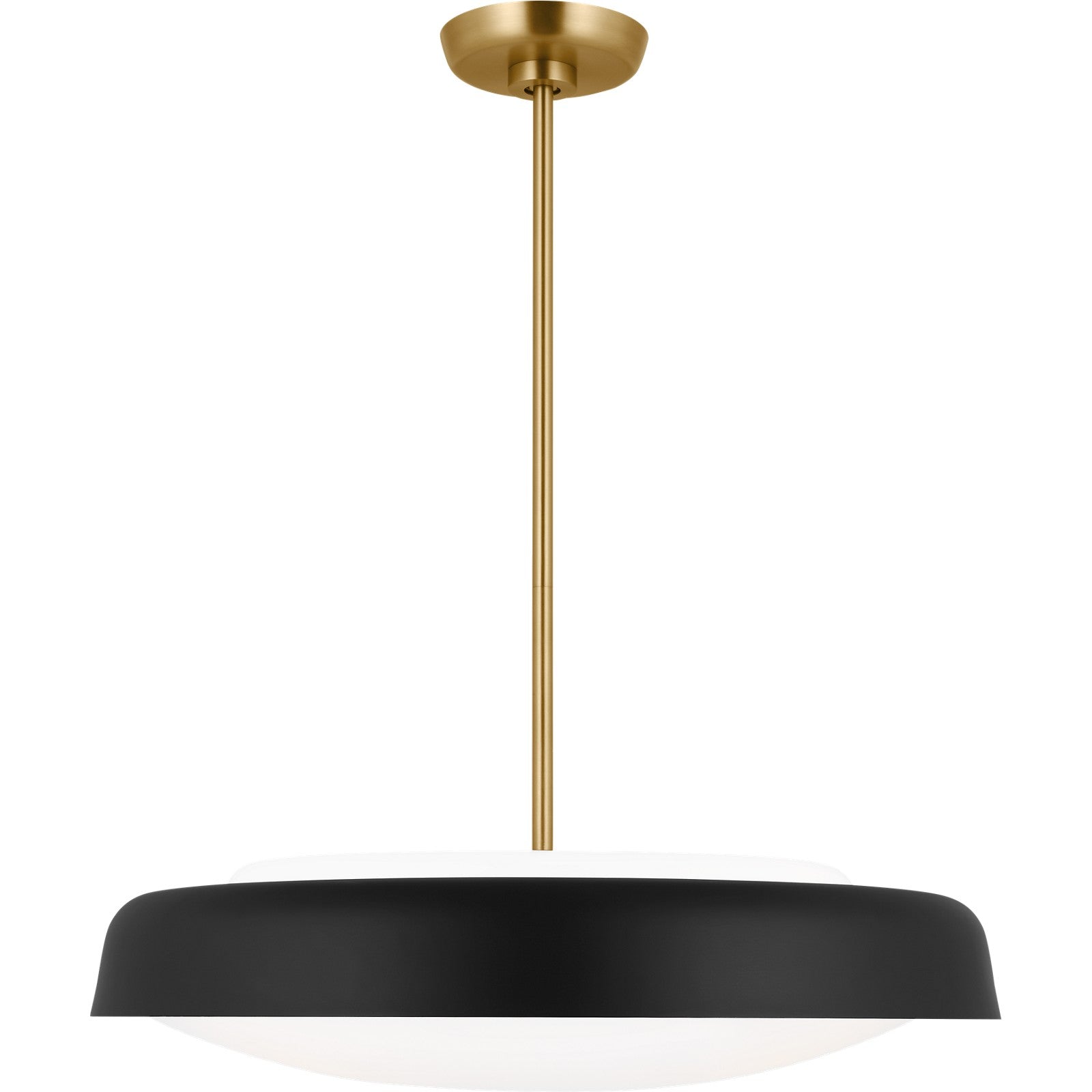 Draper Extra Large Pendant in Burnished Brass - Visual Comfort Ceiling Lights
